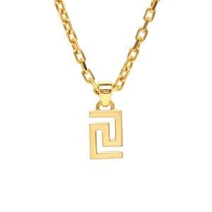 Versace Necklace Greca Men's Versace